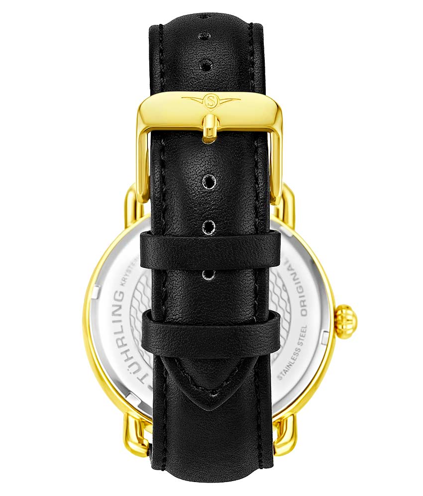 Black Dial / Gold Case / Black Band