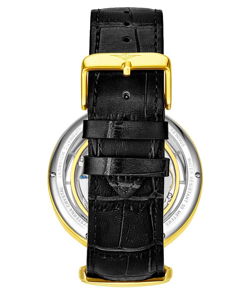 Gold Dial / Gold Case / Black Band