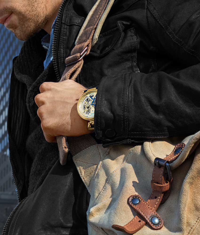 Gold Dial / Gold Case / Black Band