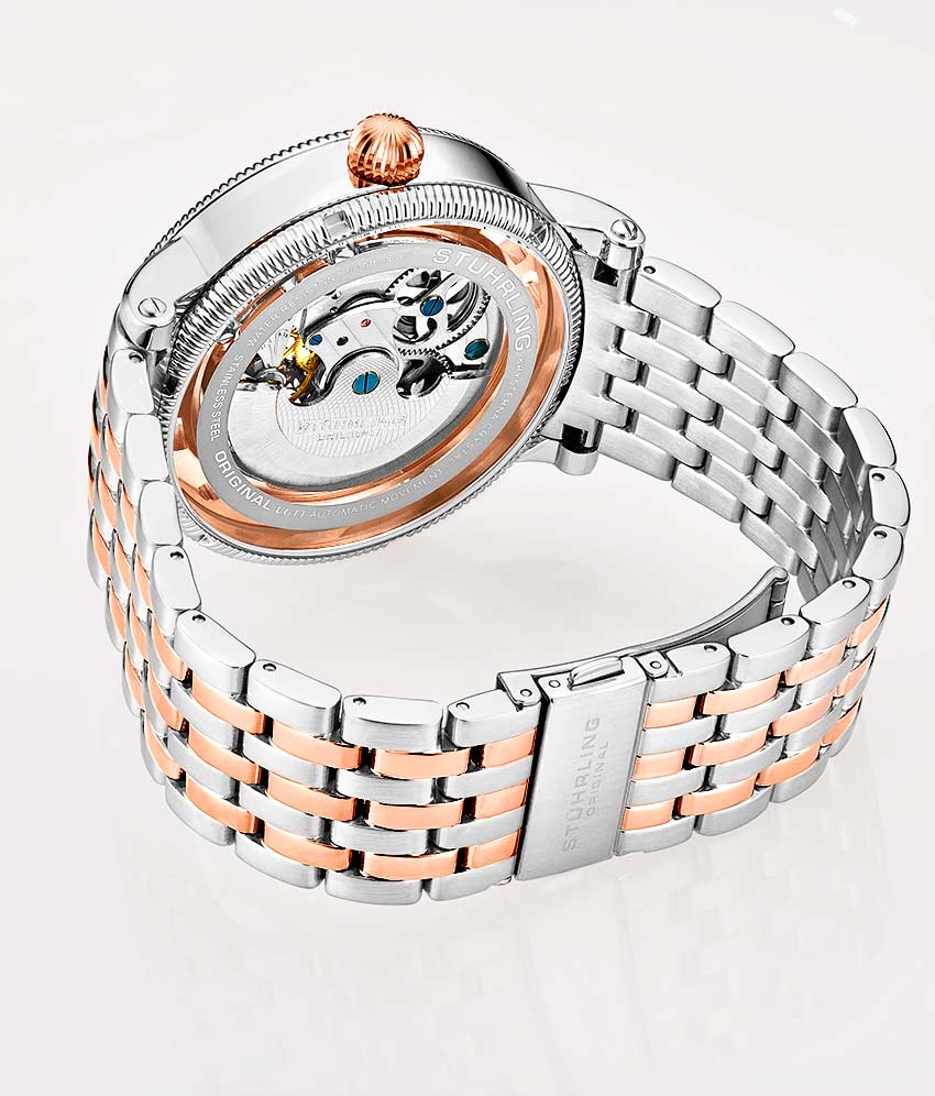 Rose Dial / Silver Case / Rose Band