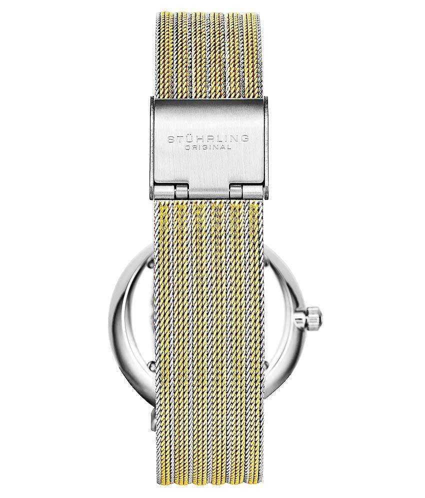 Silver Dial / Silver Case / Gold Band