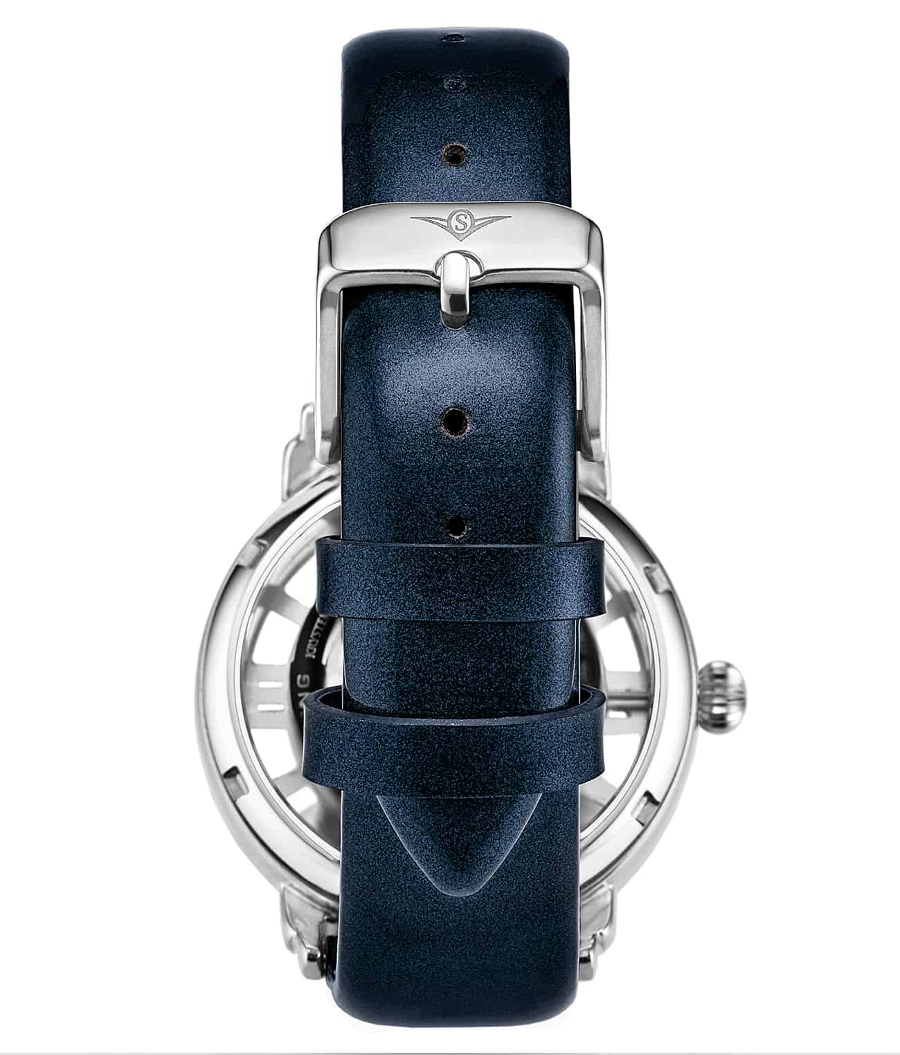 Winchester 3941.2 Automatic 38mm Skeleton with Sofia Frosted Bangle, Lily Polished Bangle and Studs