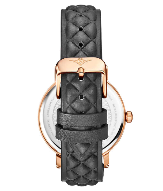 Gun Metal Grey Dial / Rose Case / Gun Metal Grey Band