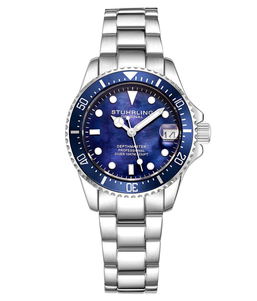 Blue Dial / Silver Case / Silver Band