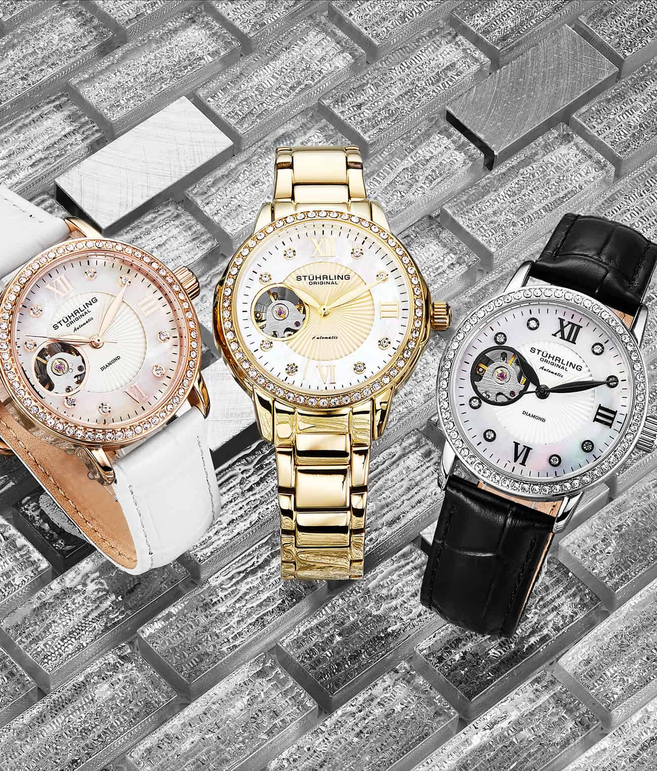 Silver Dial / Gold Case / Gold Band