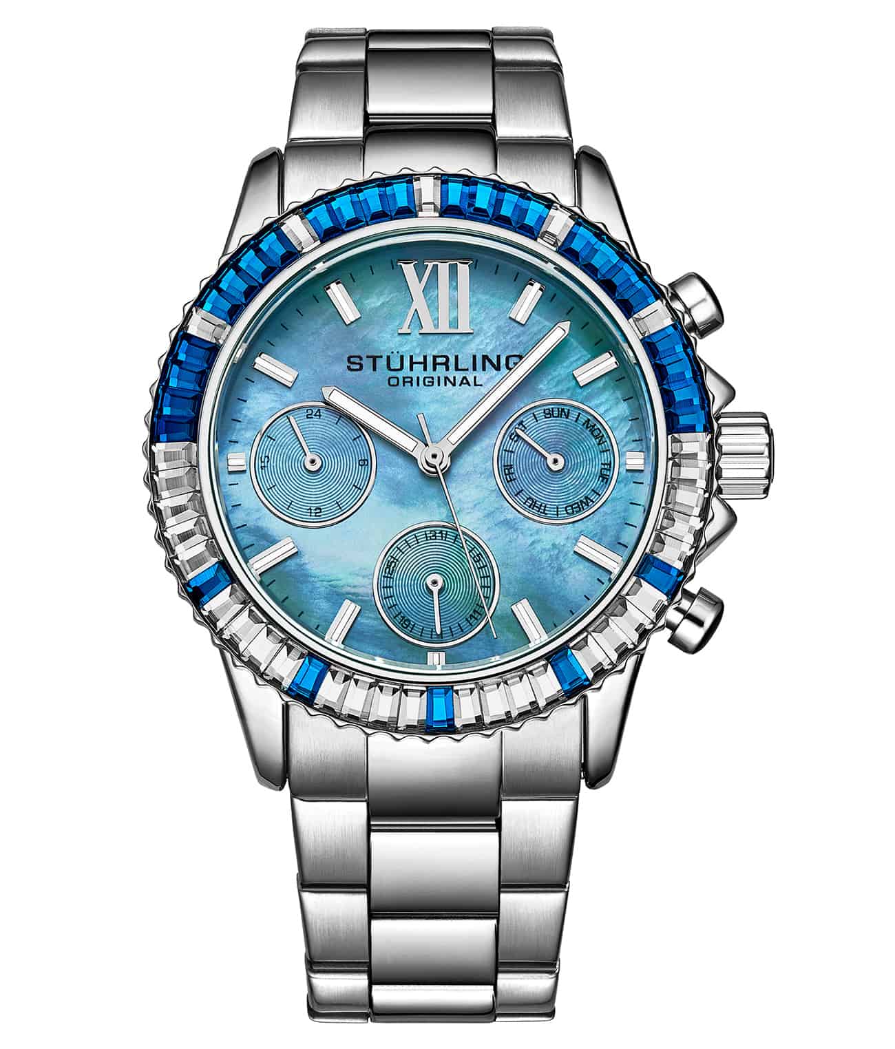 Light Blue Dial / Silver Case / Silver Band