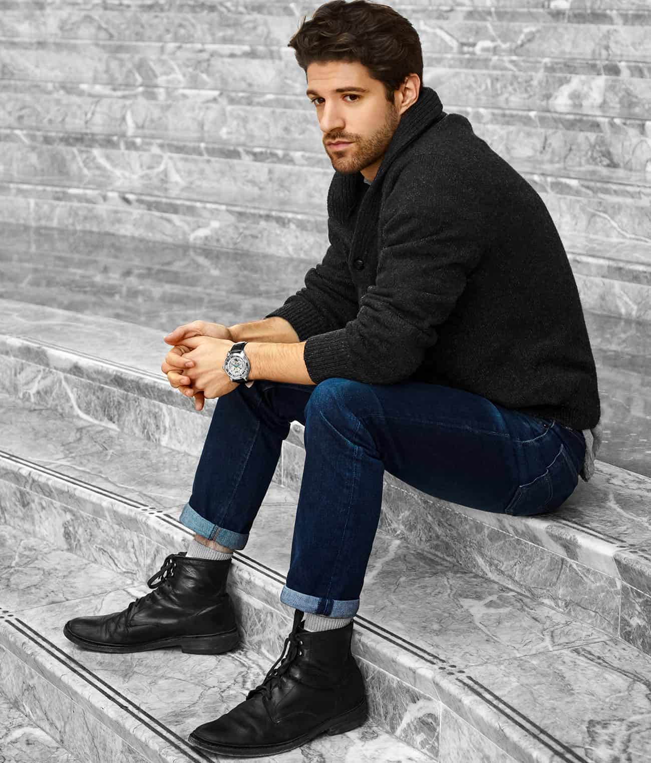 Silver Dial / Silver Case / Black Band