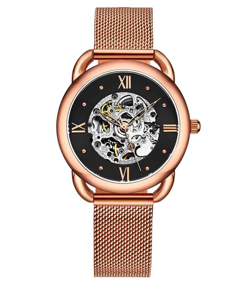 Black Dial / Rose Case / Rose Band