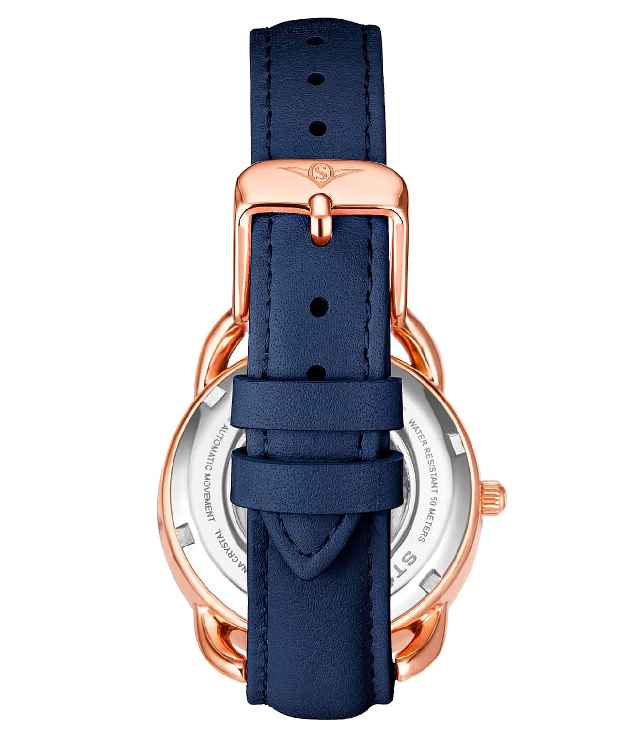 Blue Dial / Rose Case / Blue Band