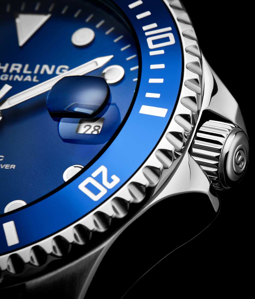 Blue Dial / Silver Case / Silver Band