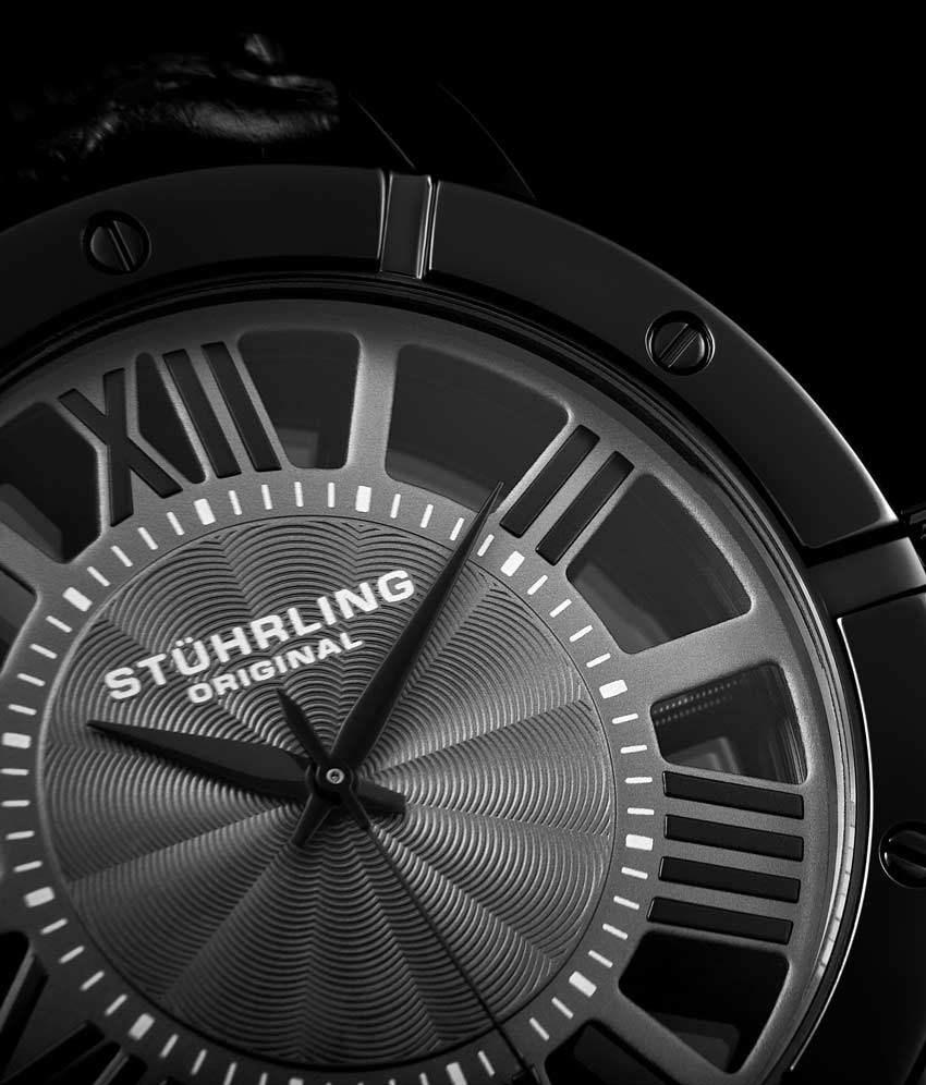 Gun Metal Grey/Black PVD/Black