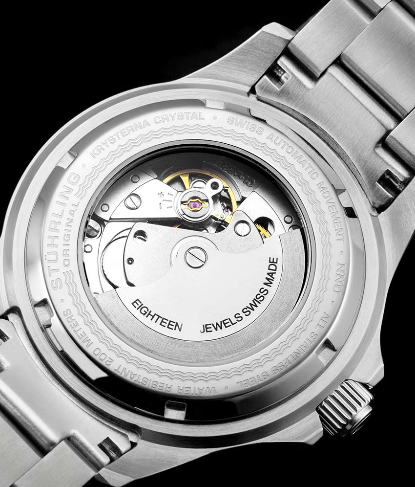 Black Dial / Silver Case / Silver Band