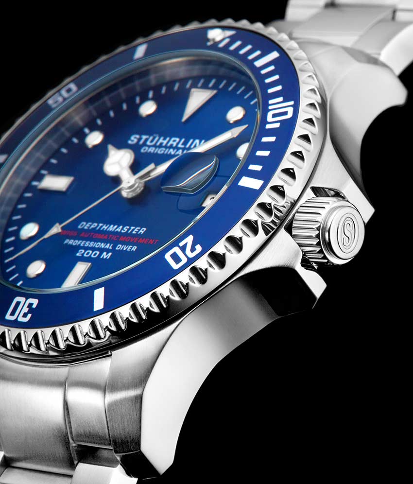 Blue Dial / Silver Case / Silver Band