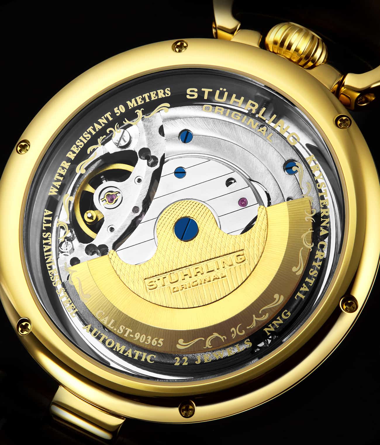 Black Dial / Gold Case / Gold Band