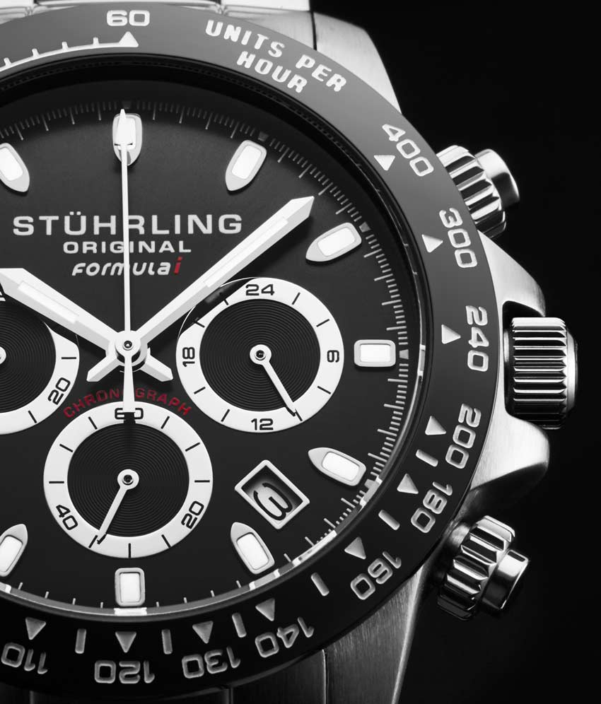 Black Dial / Silver Case / Silver Band