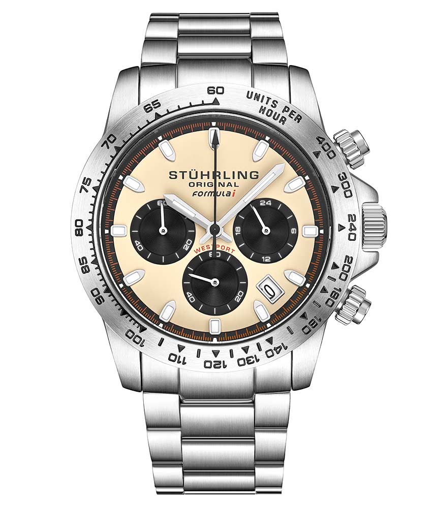 Ivory Dial / Silver Case / Silver Band