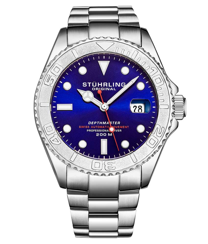 Blue Dial / Silver Case / Silver Band