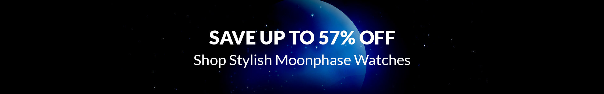 Dual Time Moon Phase Watch Sale