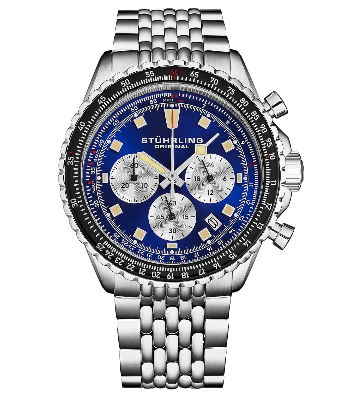 Japanese Chronograph RaceWay 1010 44mm Quartz Watch