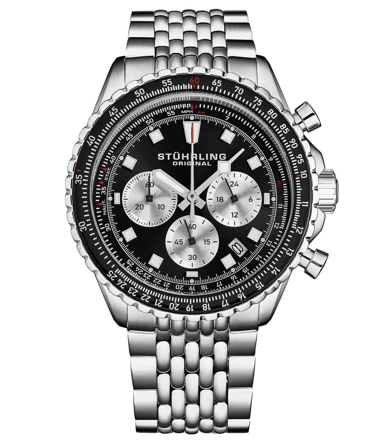 Japanese Chronograph RaceWay 1010 44mm Quartz Watch