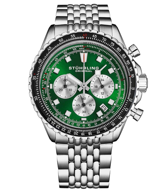 Japanese Chronograph RaceWay 1010 44mm Quartz Watch