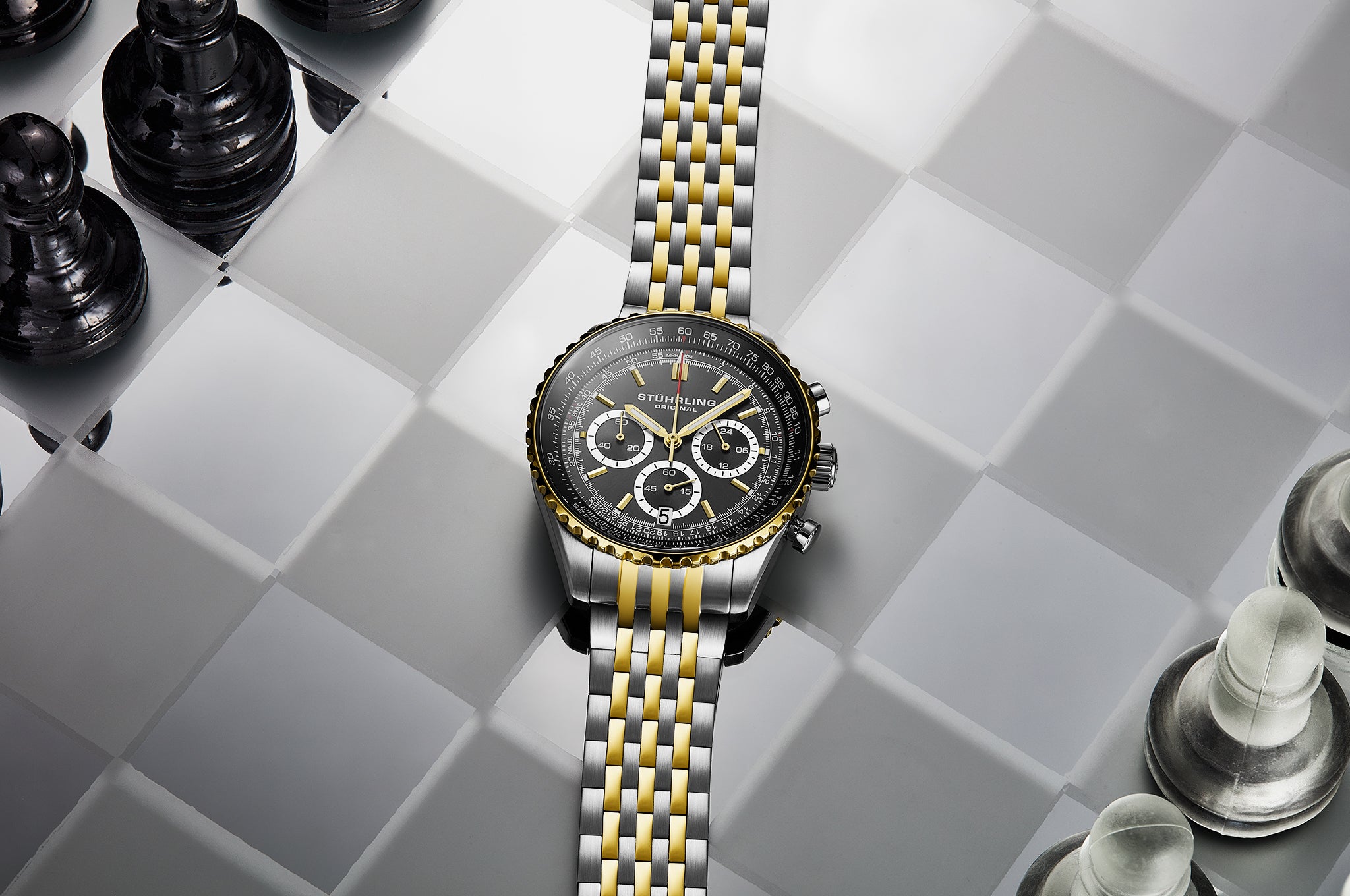 Raceway Chrono 1010B Mens 42mm