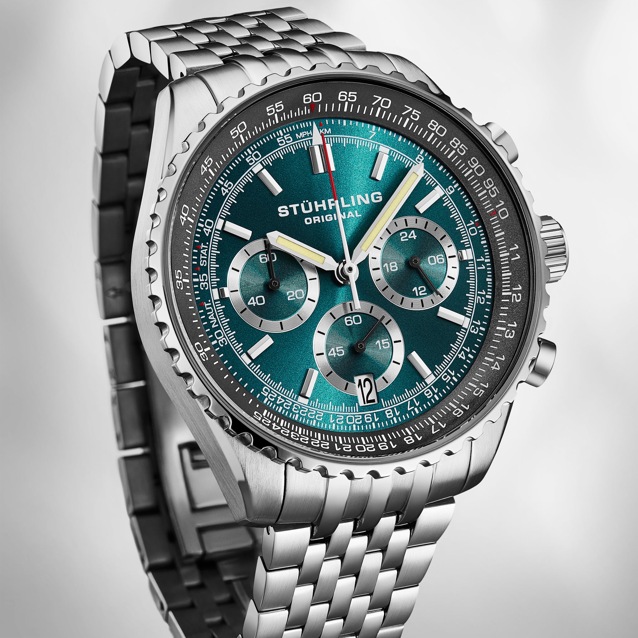 Raceway Chrono 1010B Mens 42mm