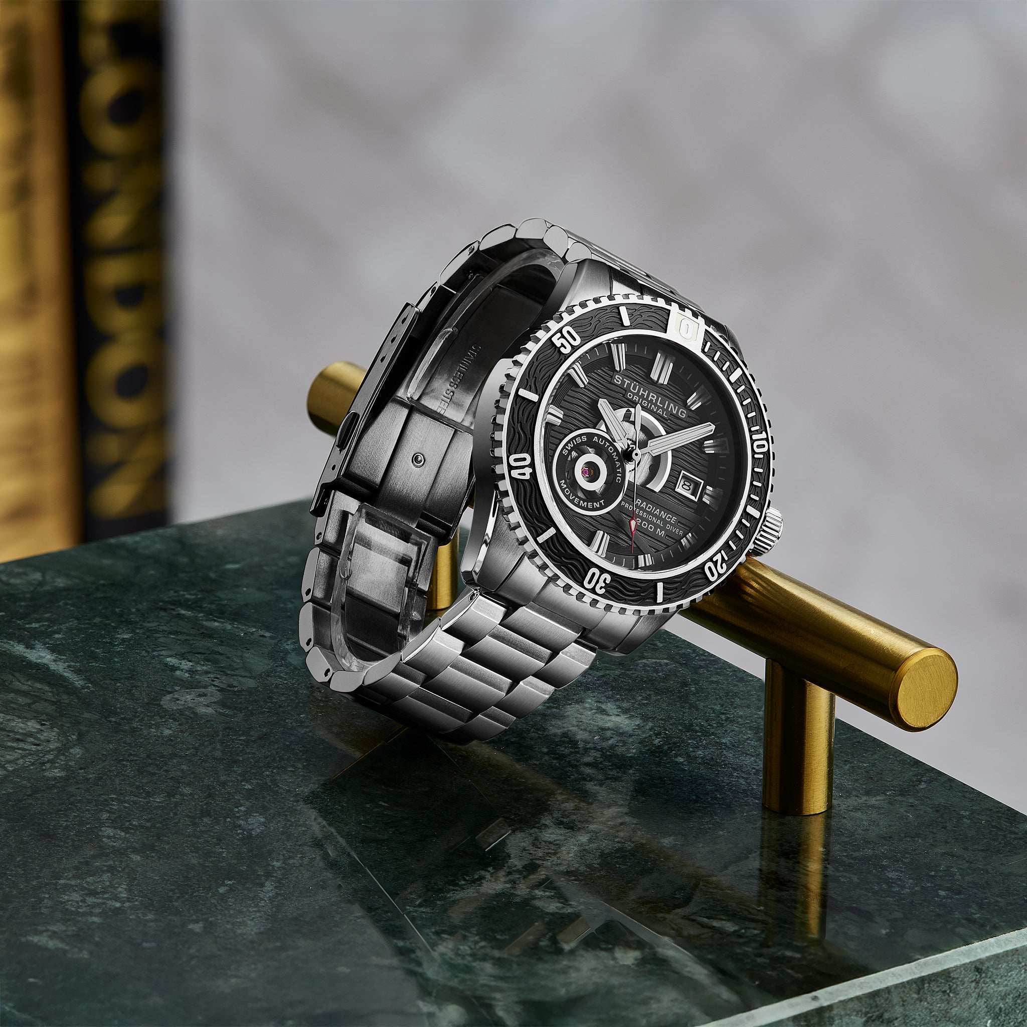 Stuhrling Radiance Automatic Skeleton Watch 44mm | Elegant & Reliable