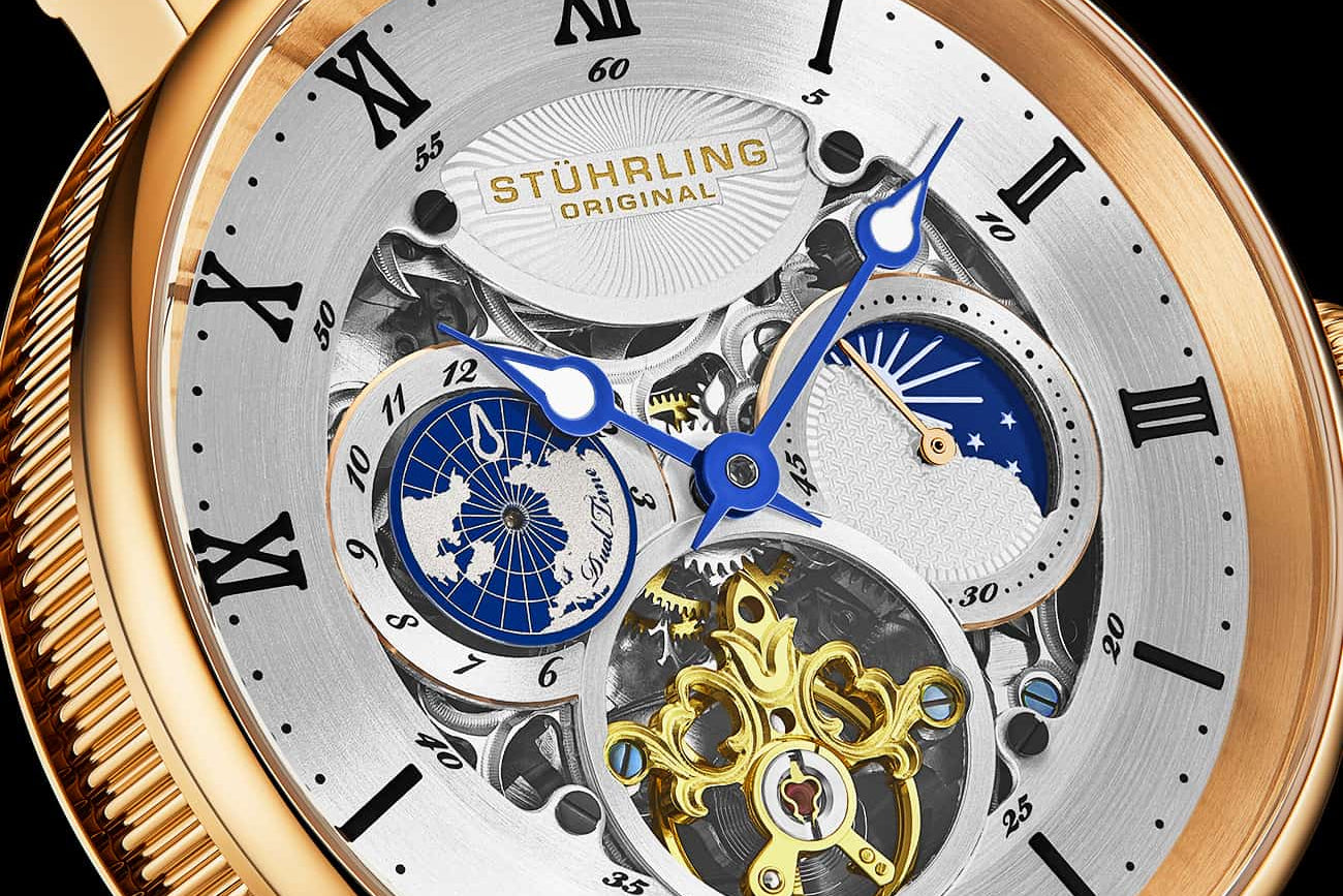 Dual Time Automatic Majestic 47mm Skeleton