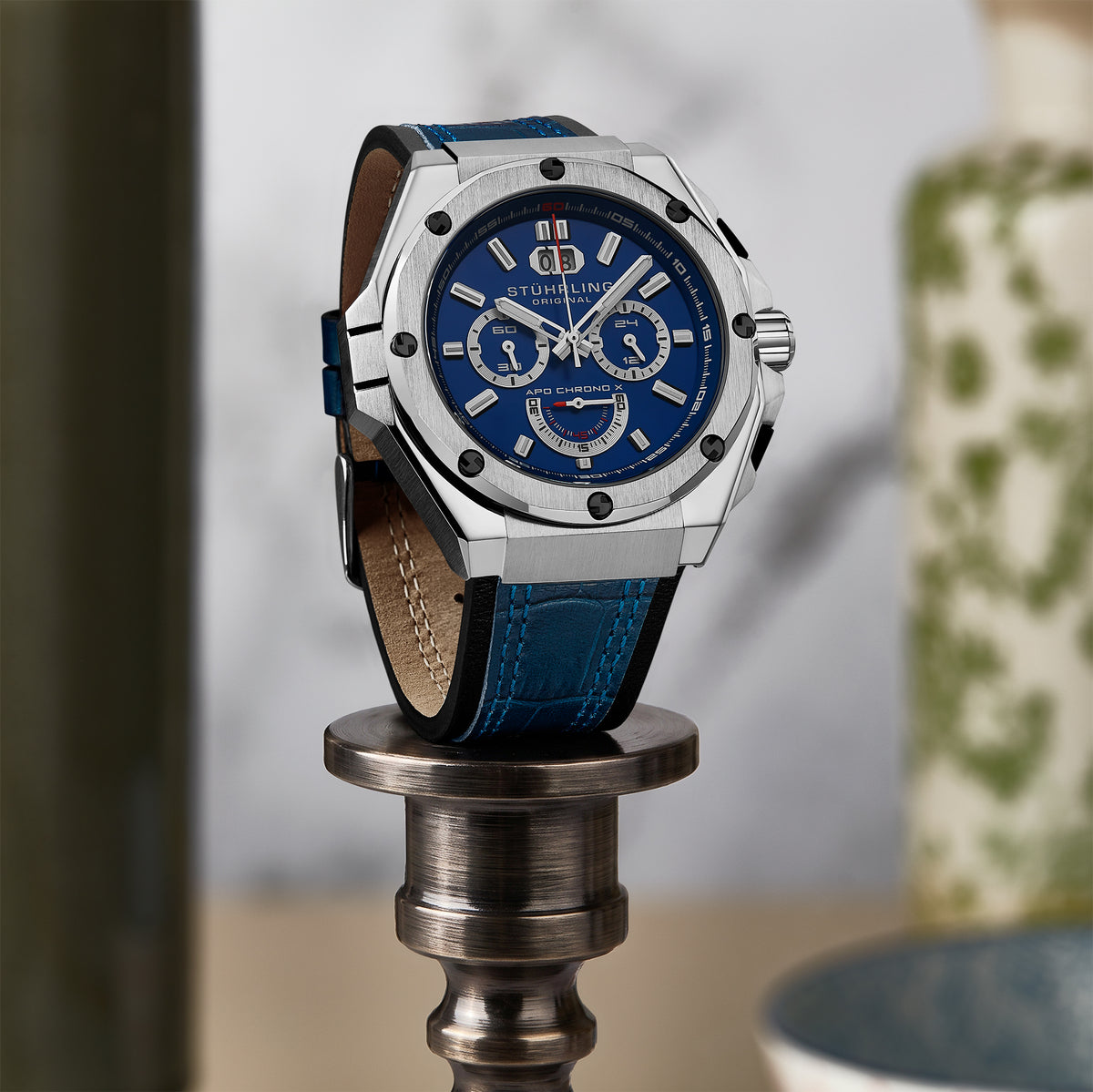 Stührling APO Chrono X 1018 44mm Timepiece