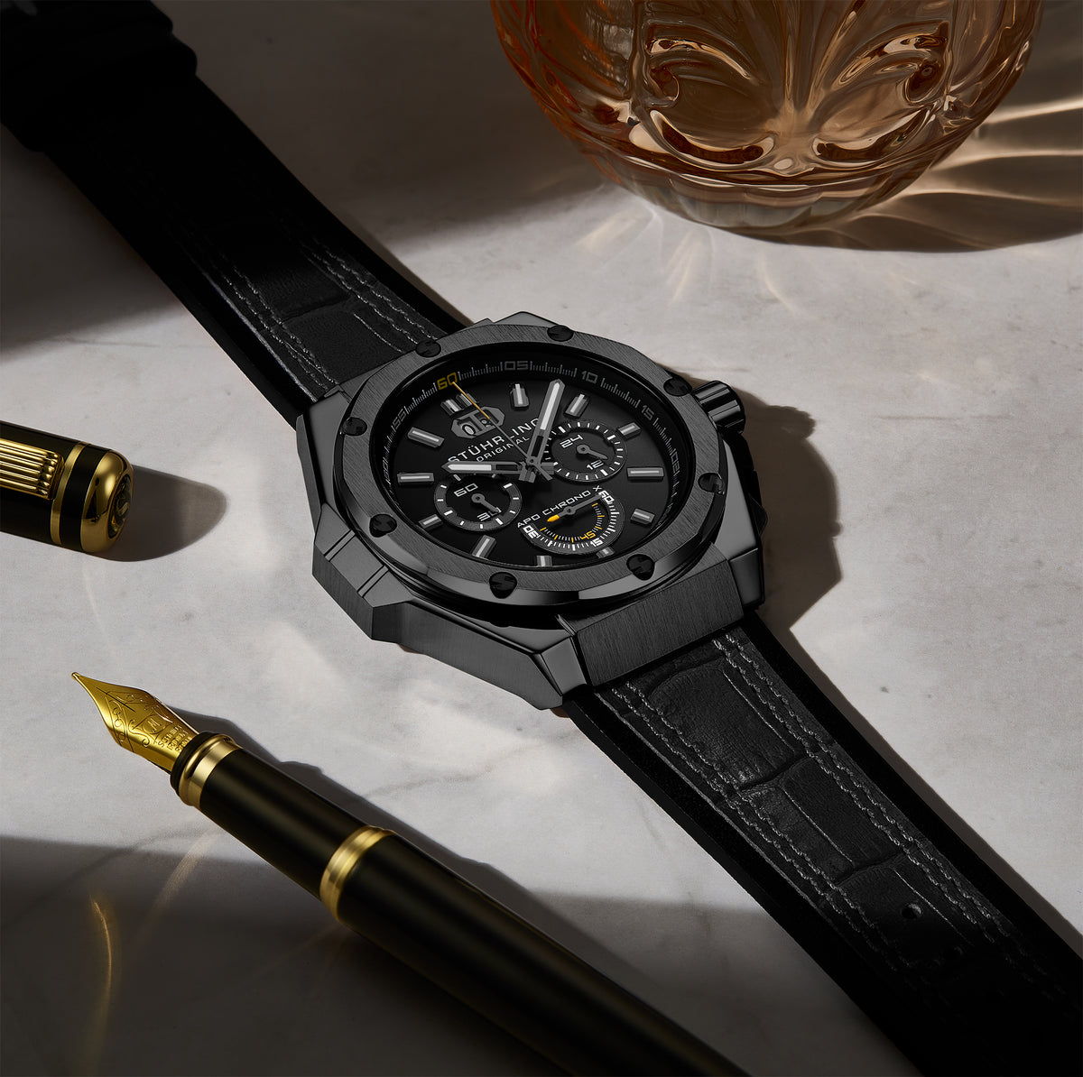 Stührling APO Chrono X 1018 44mm Timepiece