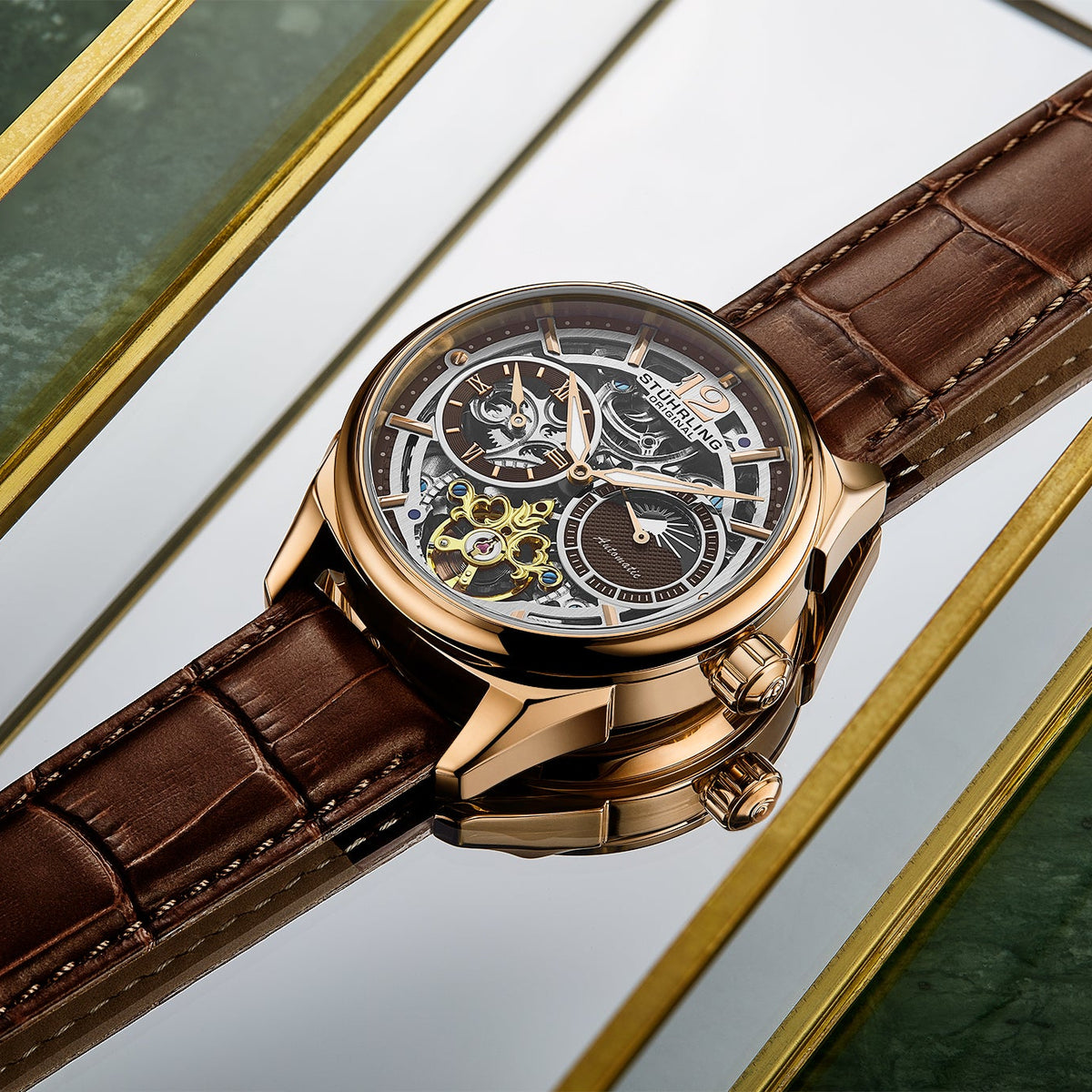 Vanguard 1019 Dual Time אוטומטי 42 מ"מ שלד