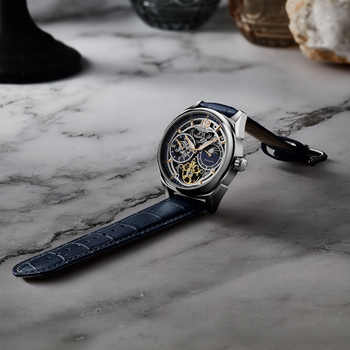 Vanguard 1019 Dual Time אוטומטי 42 מ"מ שלד
