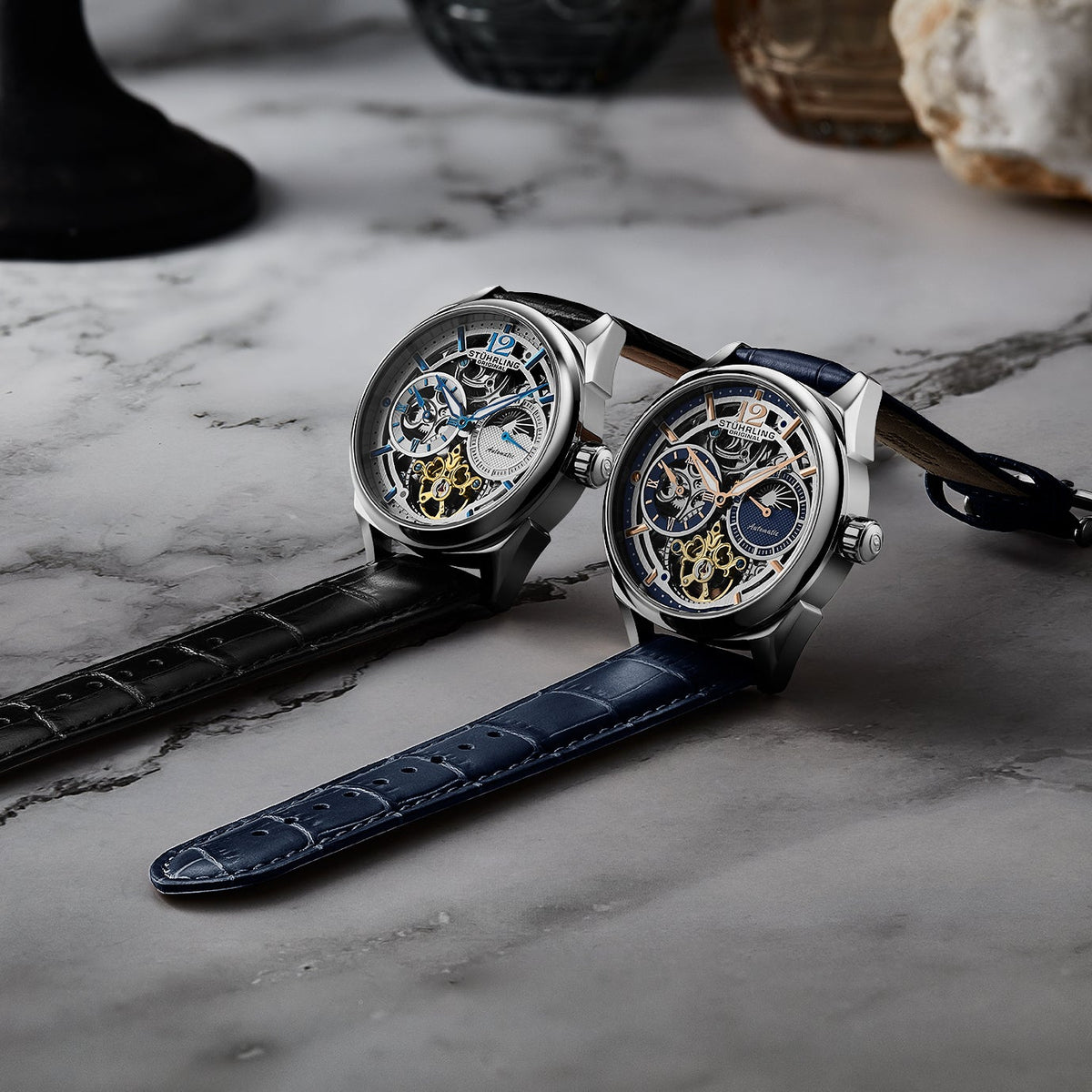 Vanguard 1019 Dual Time אוטומטי 42 מ"מ שלד