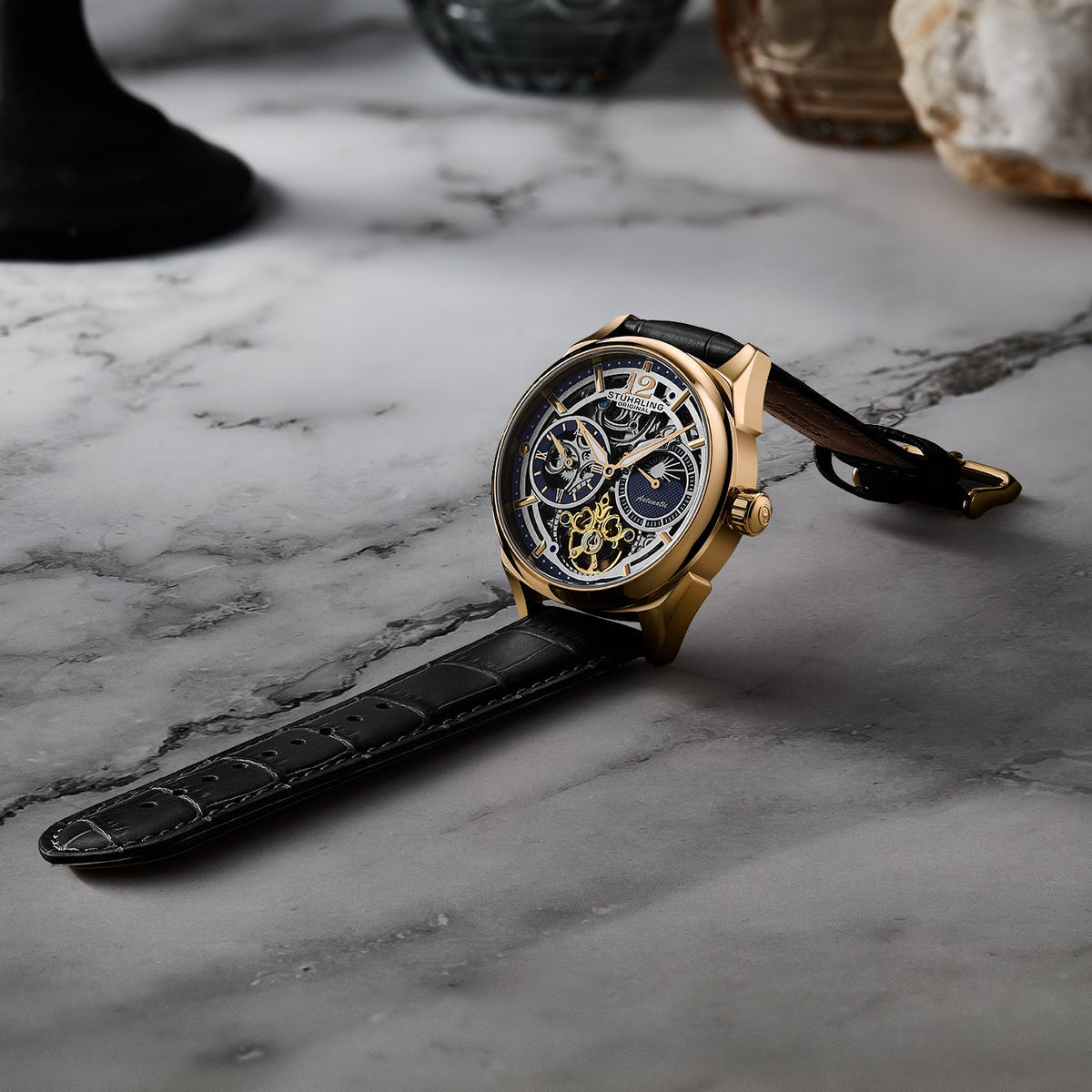 Vanguard 1019 Dual Time אוטומטי 42 מ"מ שלד