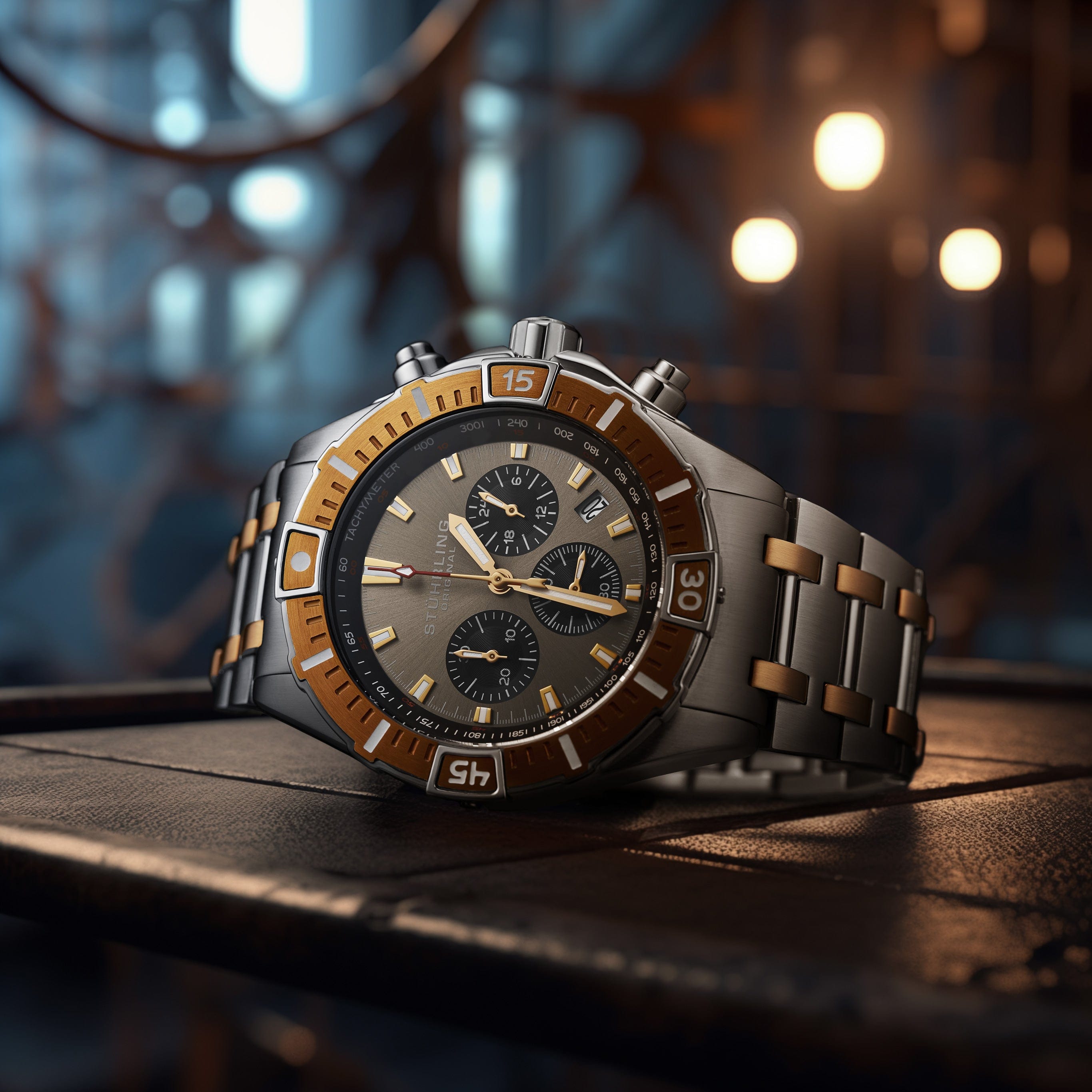 Stellar 44mm Japanese Quartz Chronograph