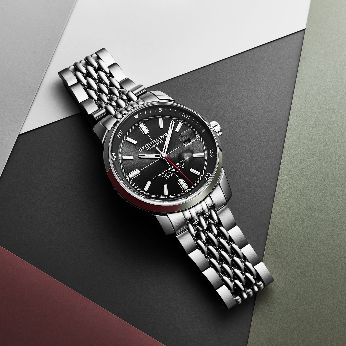 Stührling Trackmaster 1026 Automatic Men's 42mm