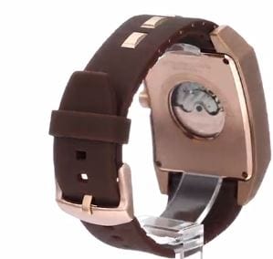 RB.255.3346K59 Brown rubber replacement strap