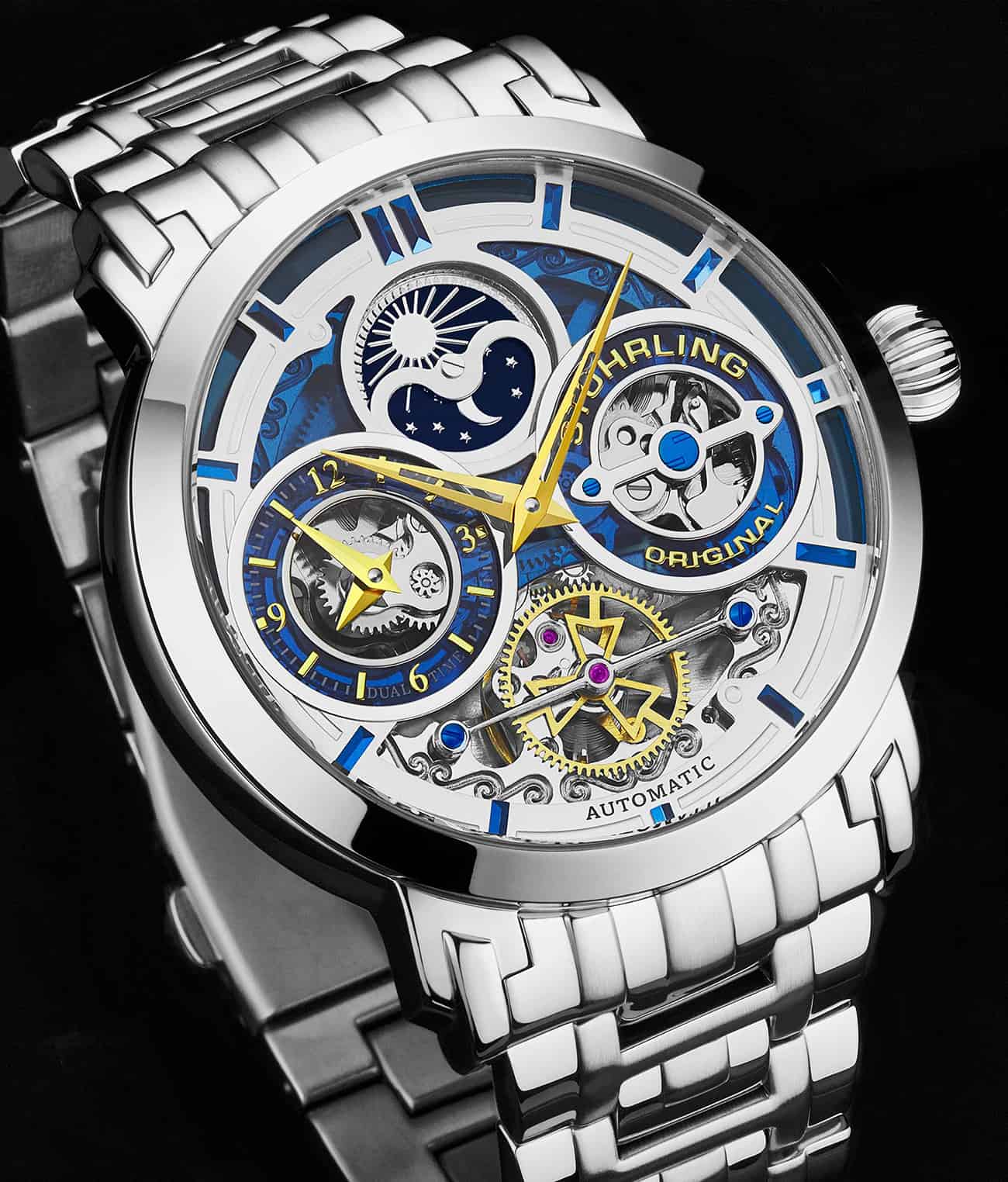 Luciano 371B Automatic 46mm Skeleton