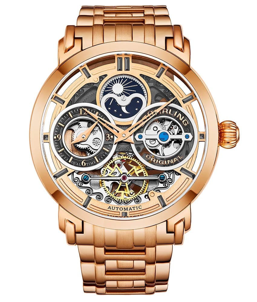Luciano 371B Automatic 46mm Skeleton