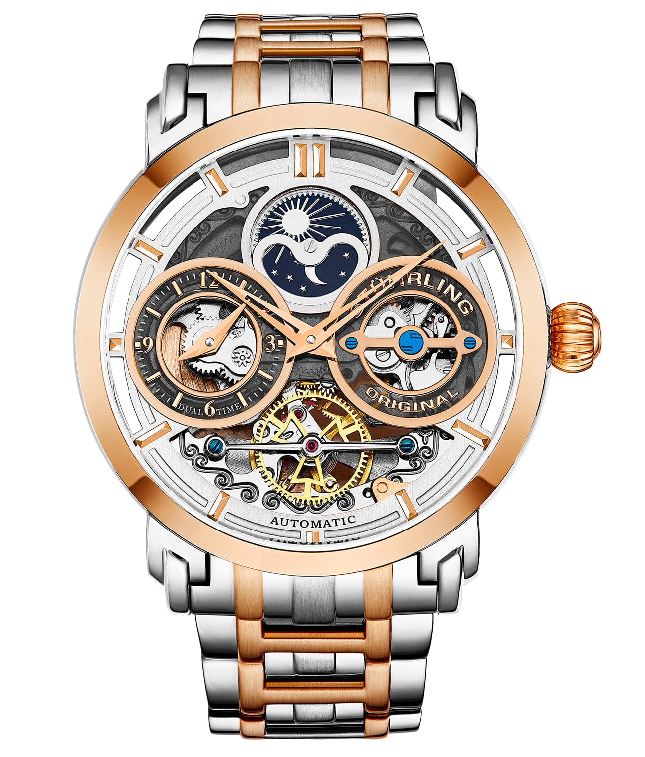 Luciano 371B Automatic 46mm Skeleton