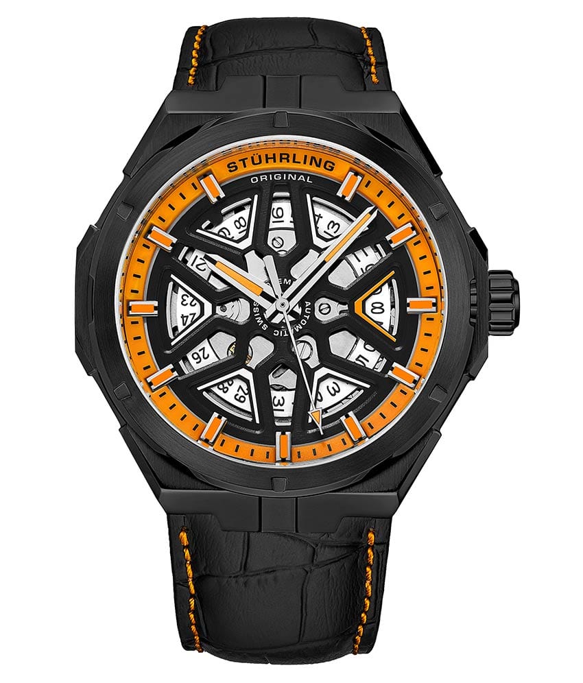 Swiss Automatic Gio 379 41mm Skeleton Watch