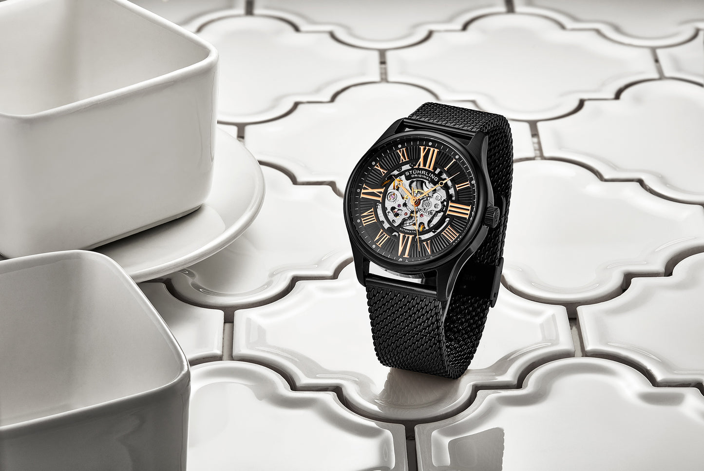 Stührling Atrium Elite 747M Automatic 42mm Skeleton