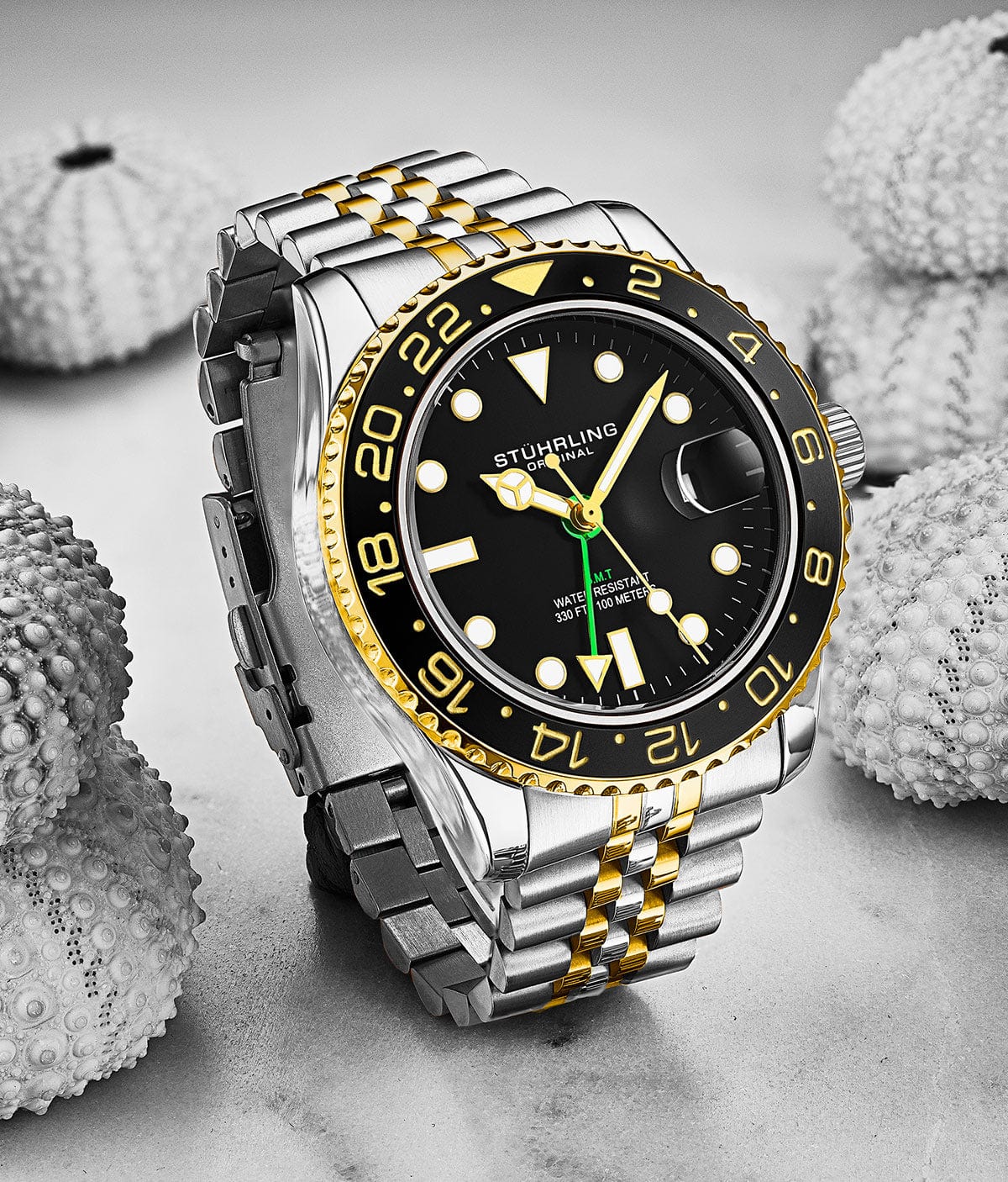 Meridian 3968 GMT Quartz 42mm Diver