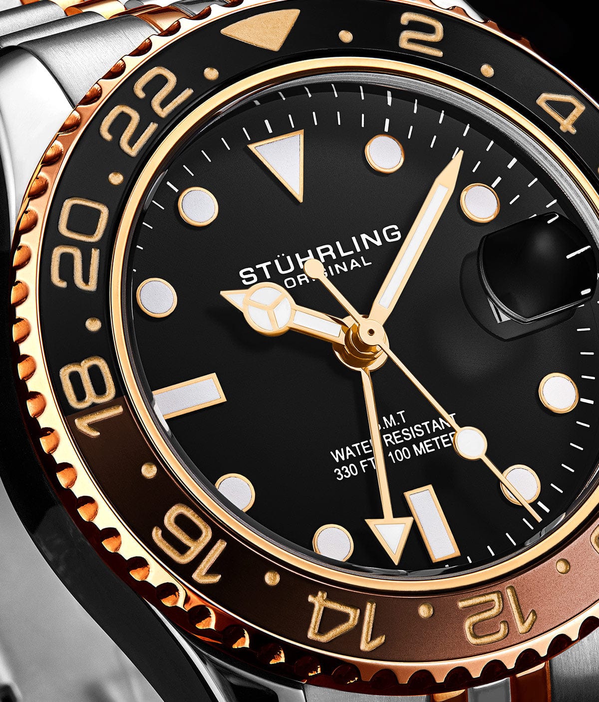 Meridian 3968 GMT Quartz 42mm Diver