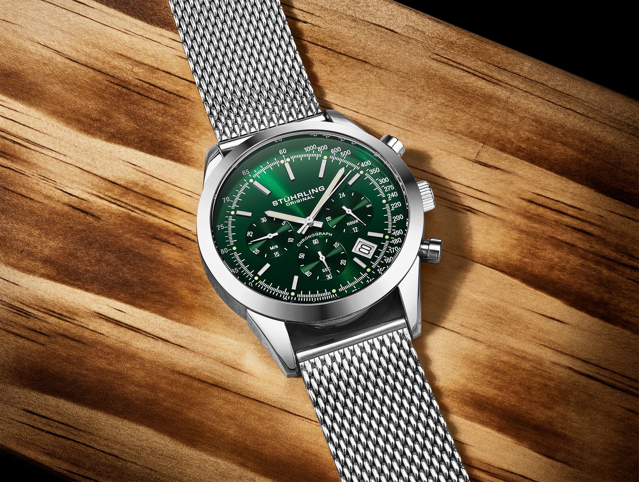 Stührling Rialto 3975L Quartz 44mm Chronograph