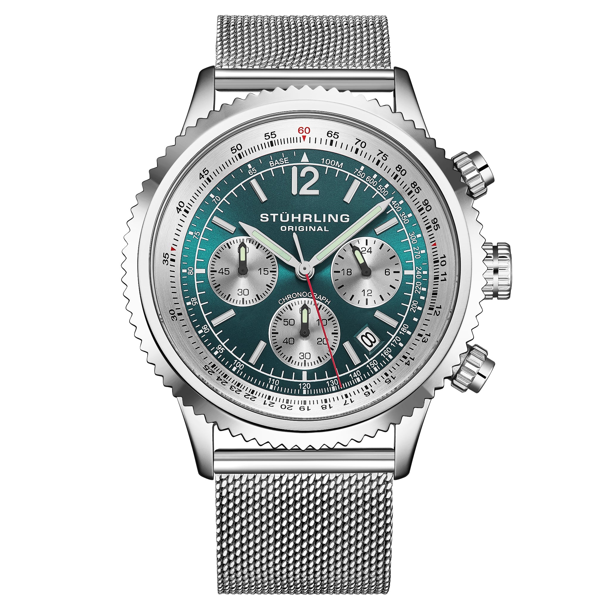 Stührling Turbine | Stuhrling Turbine 4015 44mm Chronograph