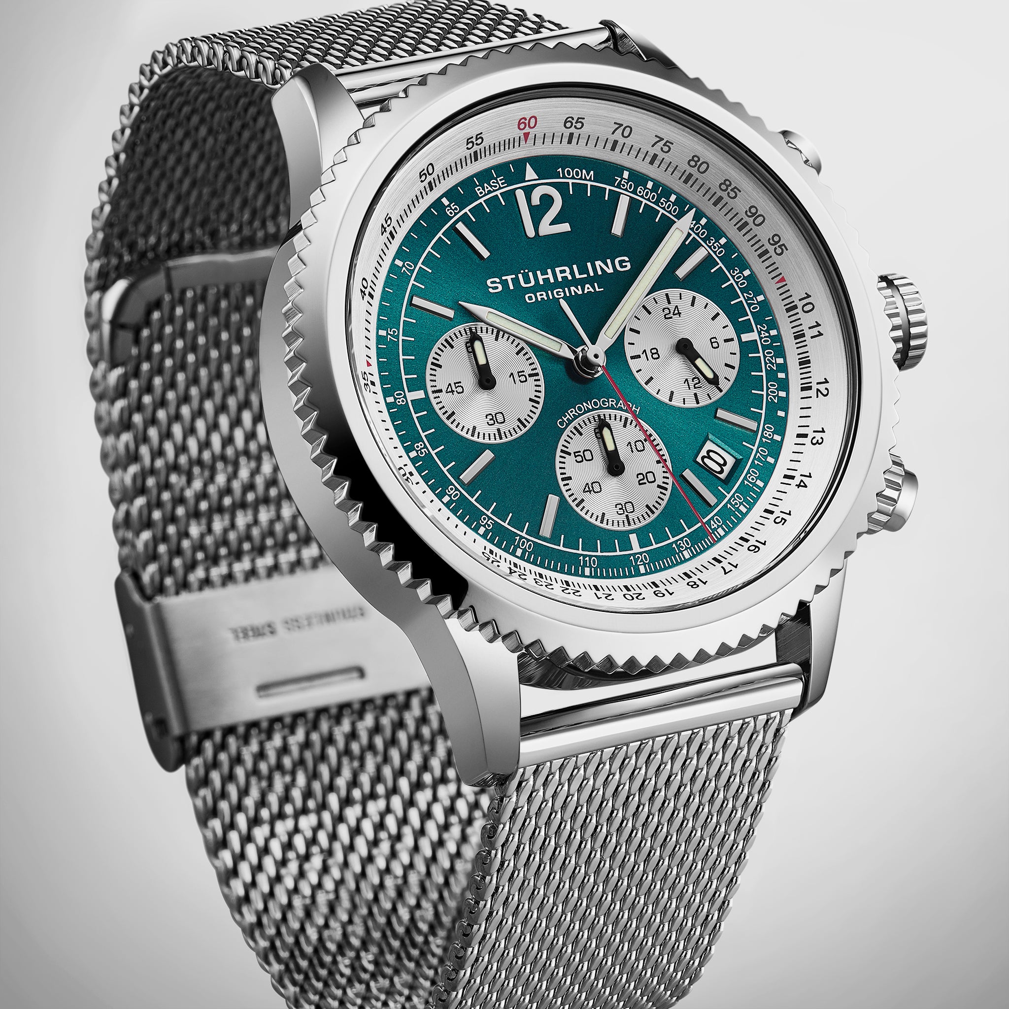 Stührling Turbine | Stuhrling Turbine 4015 44mm Chronograph
