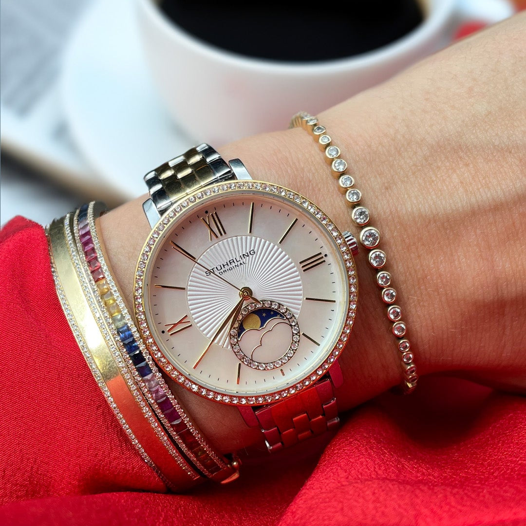 婦人用クォーツ腕時計H.Stern、Aurora8。 Horizon 4038 Quartz 36mm Classic | Stührling