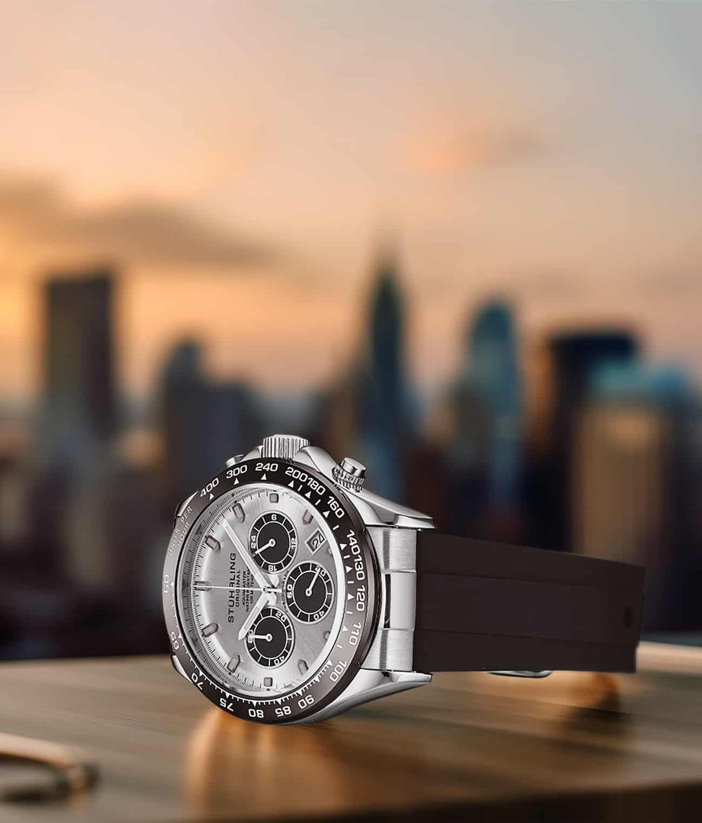 Aquamaster 4042 Quartz 42mm Chronograph | Stührling